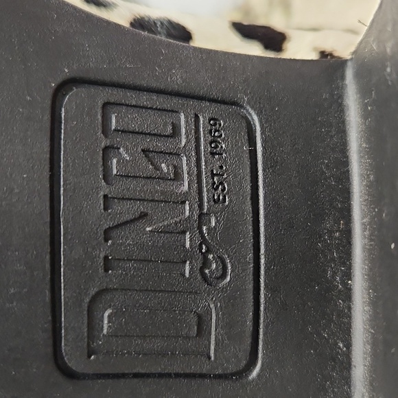 Dingo By Dan Post Snow Leopard Leather Heeled Western Cowgirl Boots (W Size 8.5) - Picture 11 of 15